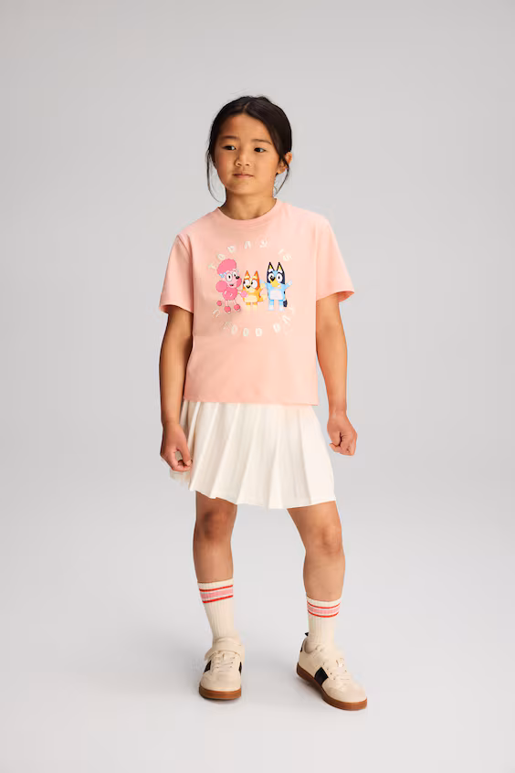 Футболка из хлопка с принтом