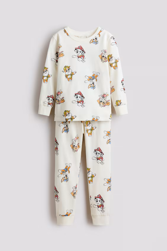 Пижама в хлопковом принте