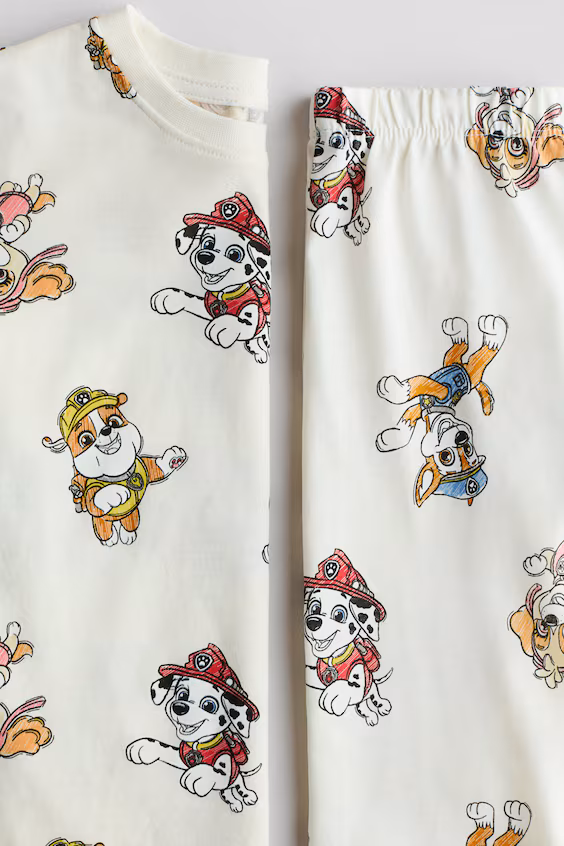 Пижама в хлопковом принте