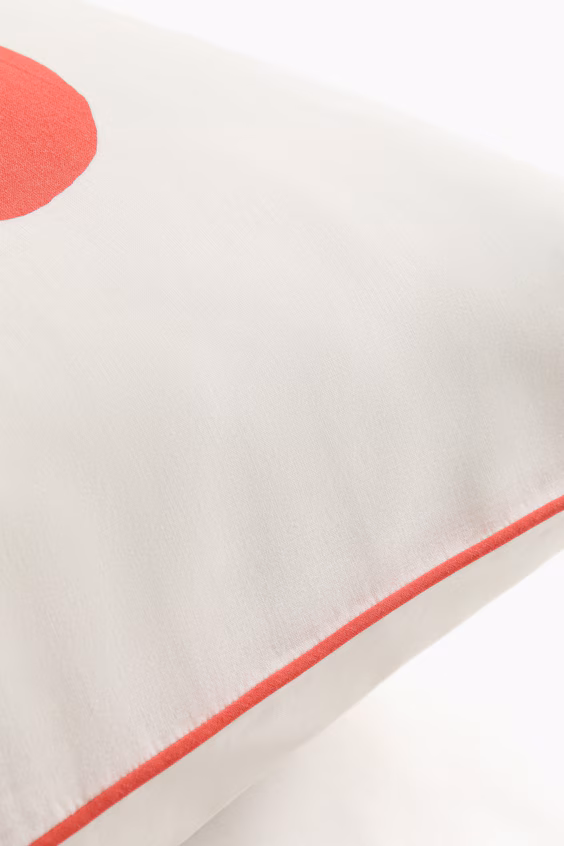 Наволочка из хлопка с принтом