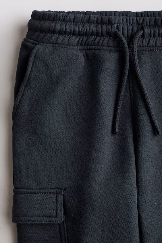 Брюки-джоггеры карго с начесом