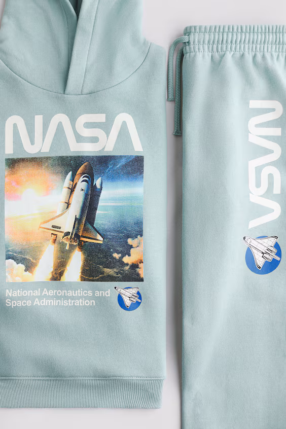 Костюм из 2-х предметов в принтованном мольтоне