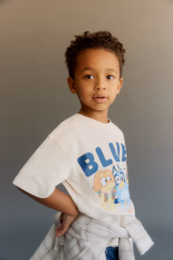 Оверсайз футболка с принтом