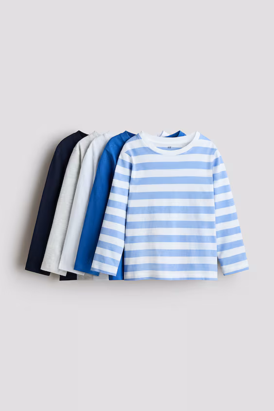 Набор из 5 свитшотов с длинными рукавами