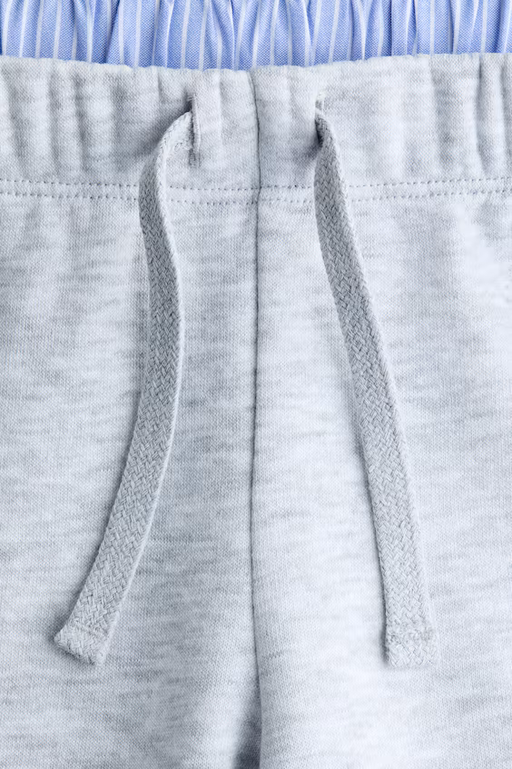 Брюки джоггеры с двойной пояс