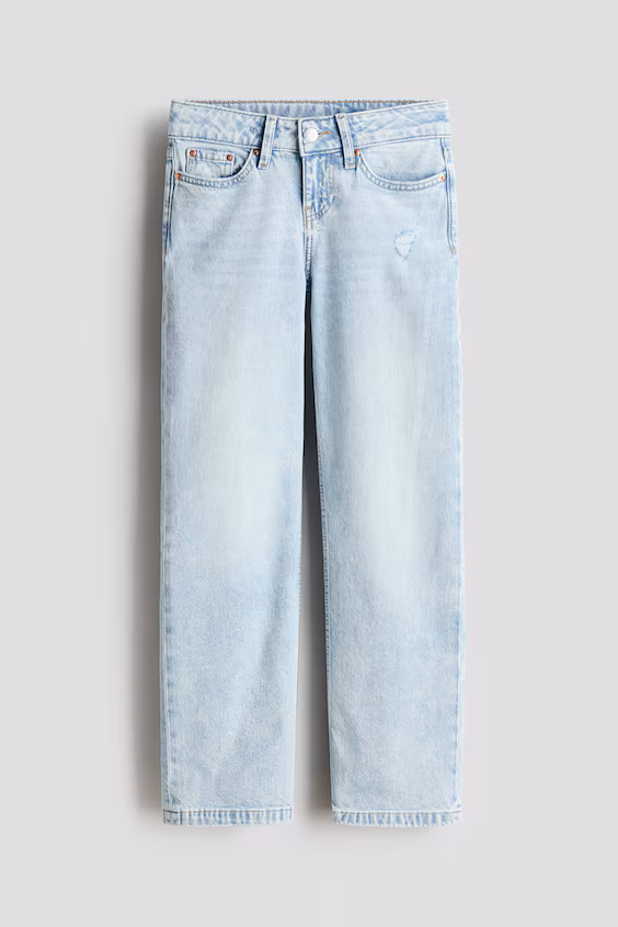 Джинсы прямого покроя