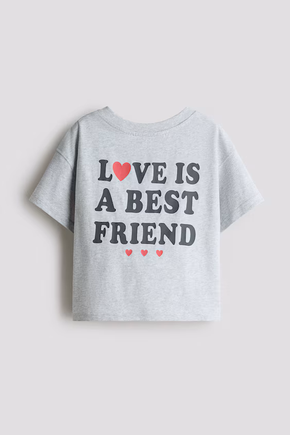 Футболка из хлопка с принтами