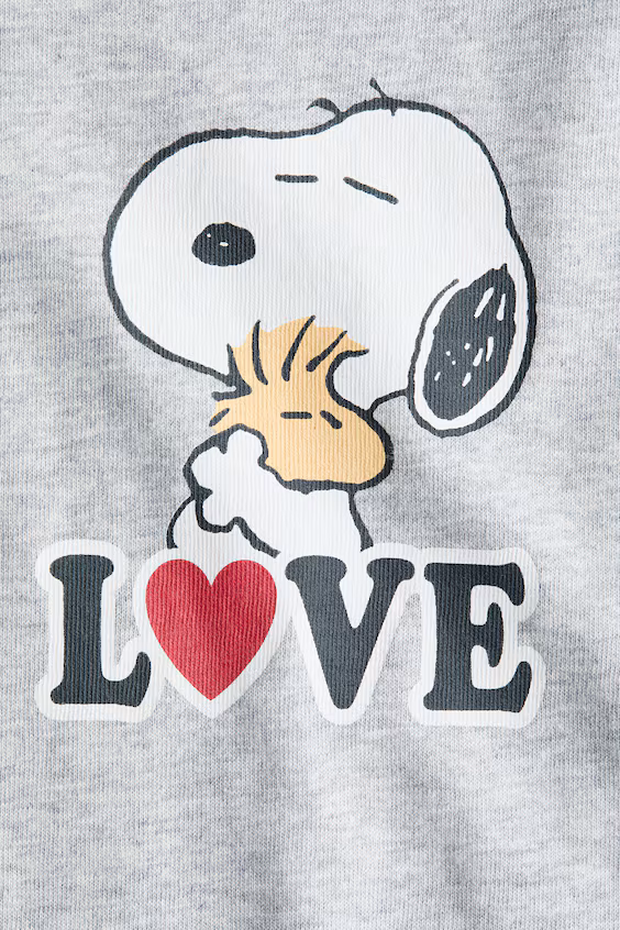 Футболка из хлопка с принтами