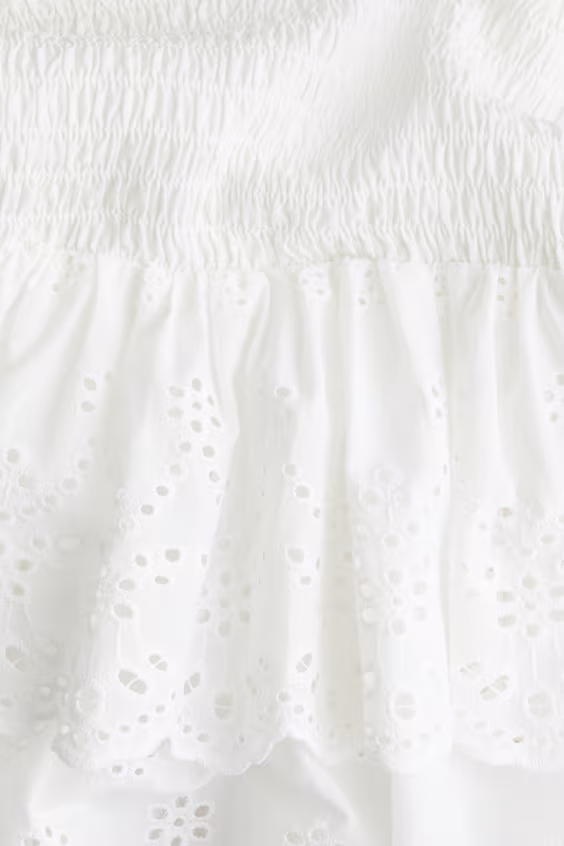 Платье с бретельками и складками