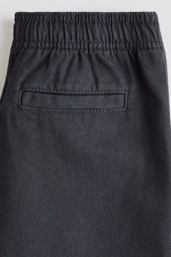 Брюки из хлопкового саржевого полотна