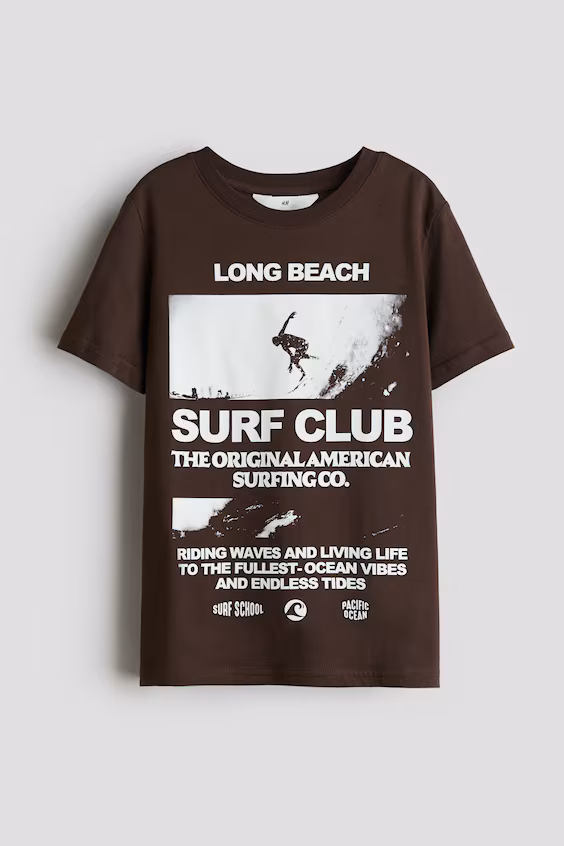 Футболка с принтом