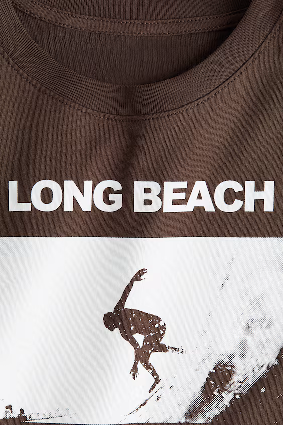 Футболка с принтом