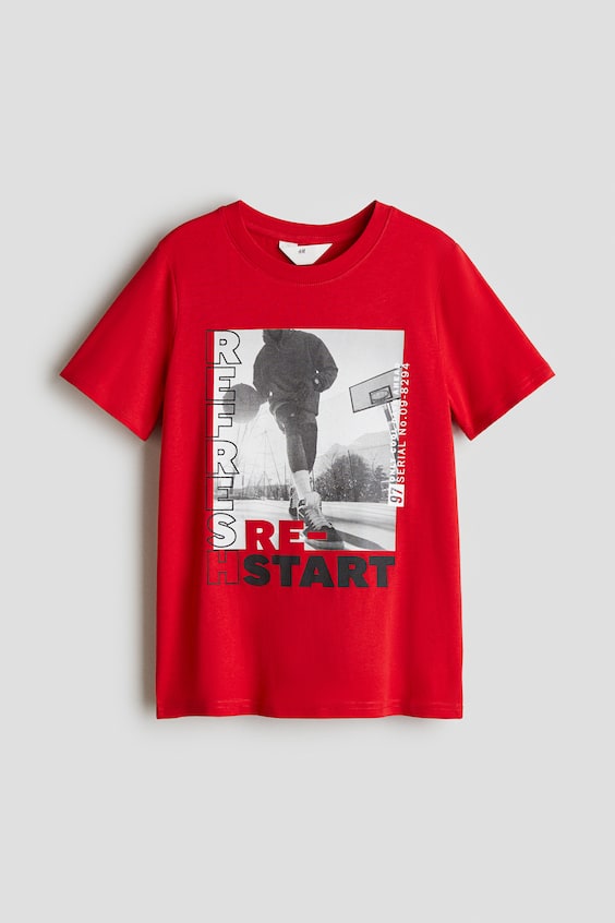 Футболка с принтом