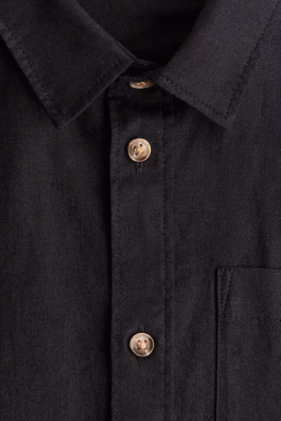 Рубашка из льняной смеси