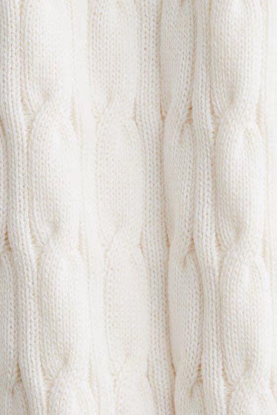 Свитер из вязаного хлопка