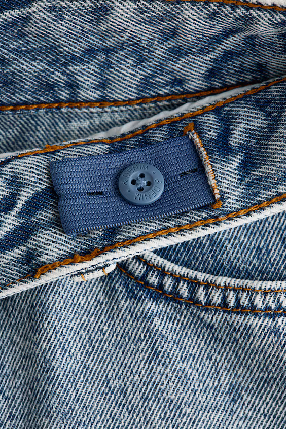 Джинсовые шорты свободного кроя