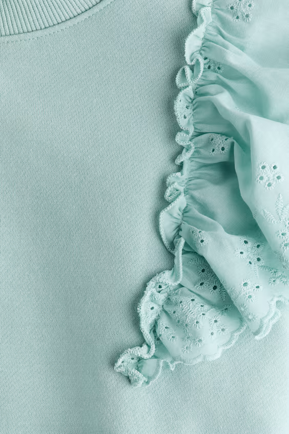 Свитшот с оборками