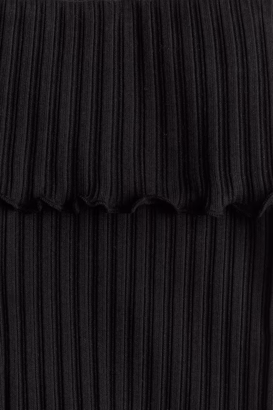 Брюки из джерси с расклешенными штанинами