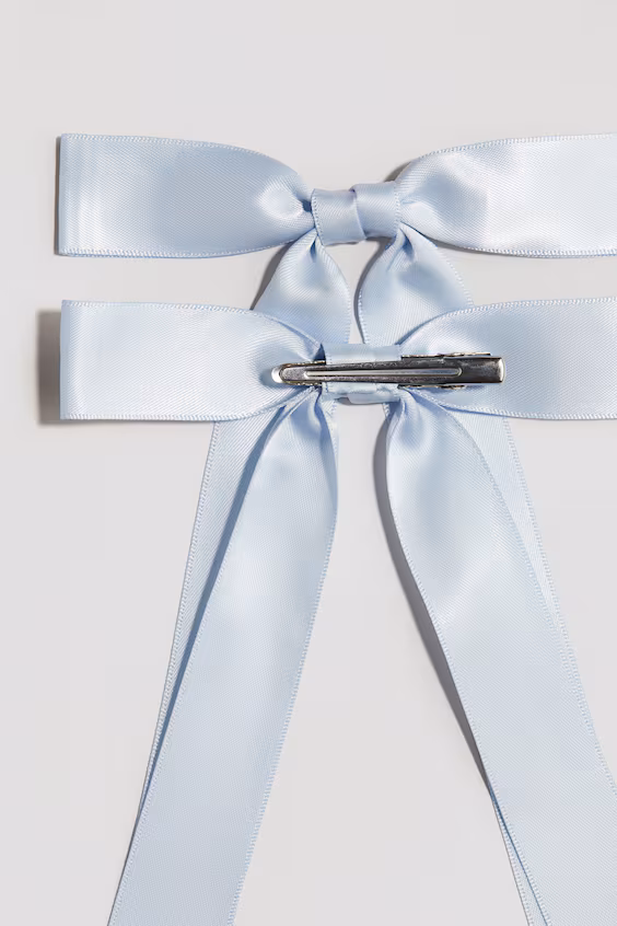 Набор из 2 заколок для волос с бантом