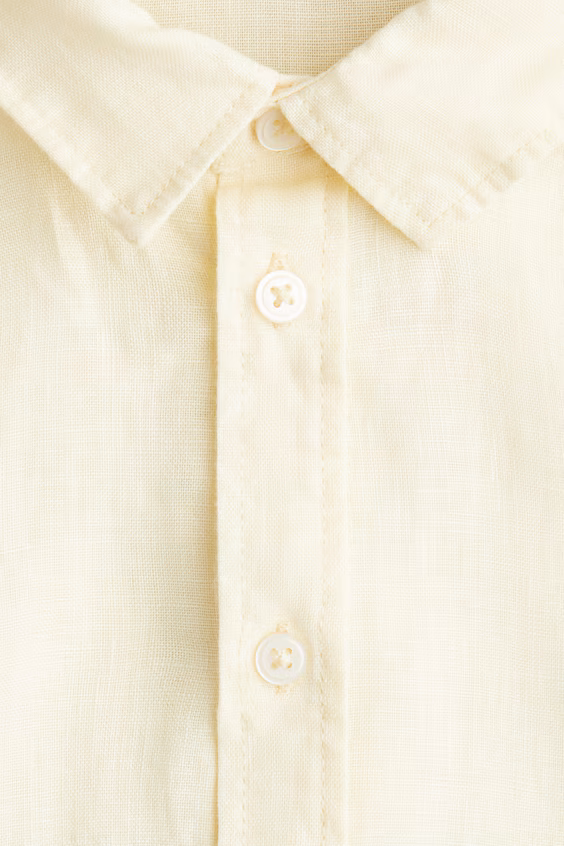 Рубашка свободного кроя из льна