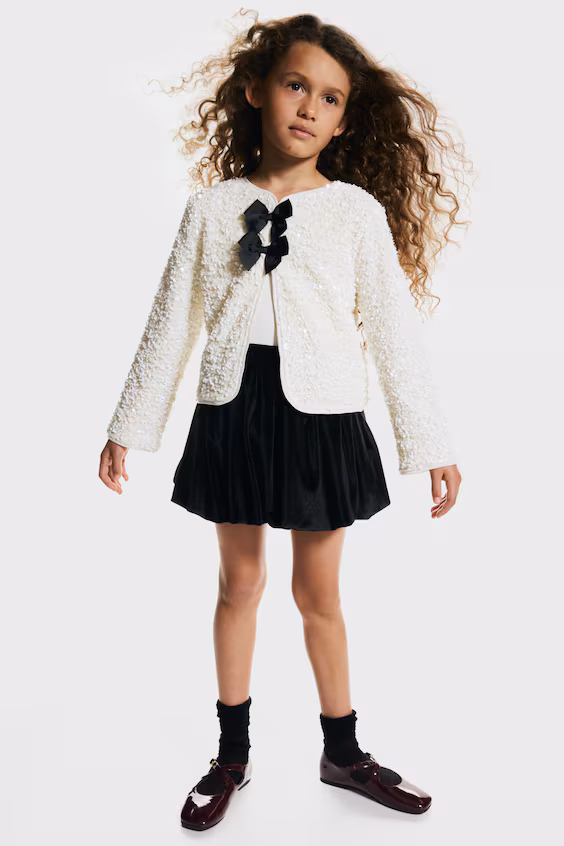 Юбка-баллон с бантом h&m