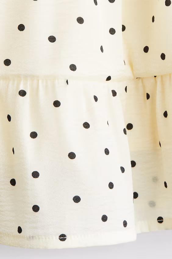 Юбка с секциями на завышенной талии