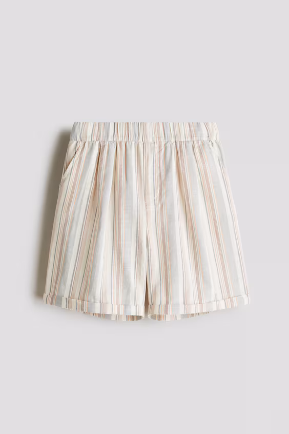 Шорты до колена из хлопка