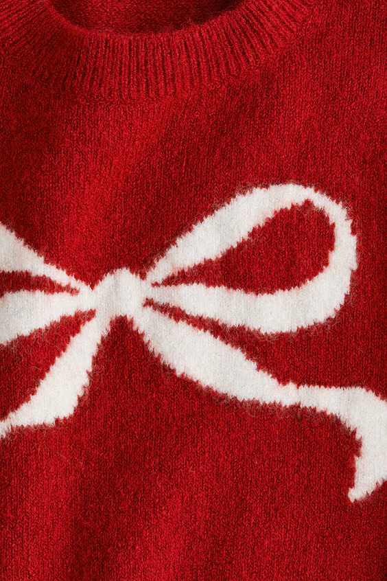 Джемпер из жаккардовой ткани