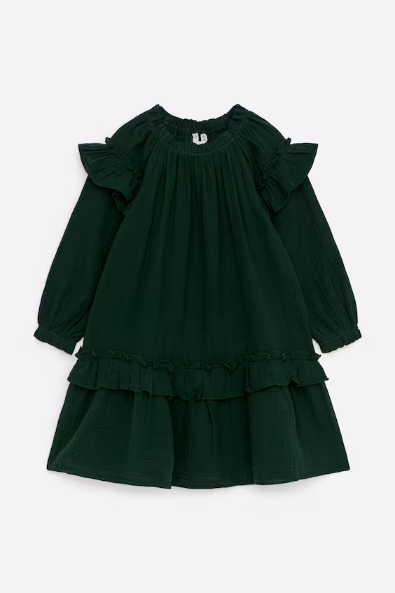 Платье из хлопковой муслина