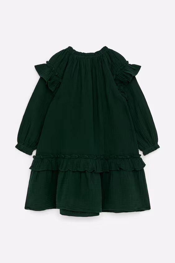 Платье из хлопковой муслина