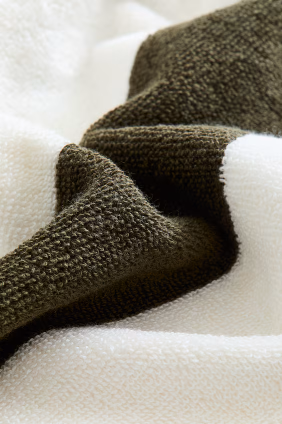 Полотенце для рук в полоску