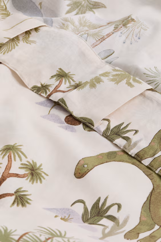 Набор из 2 штор с рисунком из хлопка