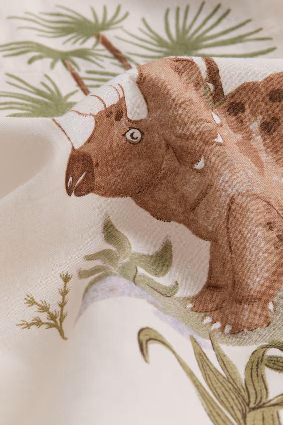 Набор из 2 штор с рисунком из хлопка