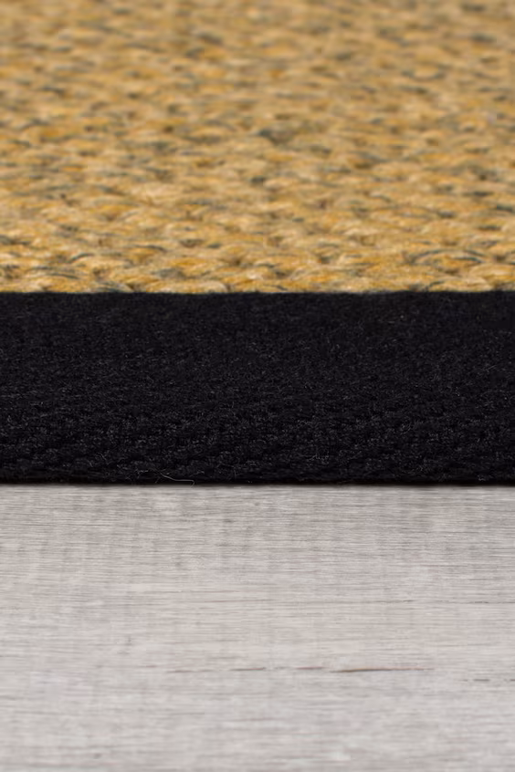 Коврик-раннер для интерьера и экстерьера с краем в стиле сизаля