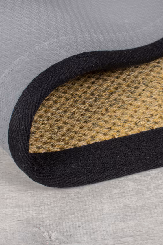 Коврик-раннер для интерьера и экстерьера с краем в стиле сизаля