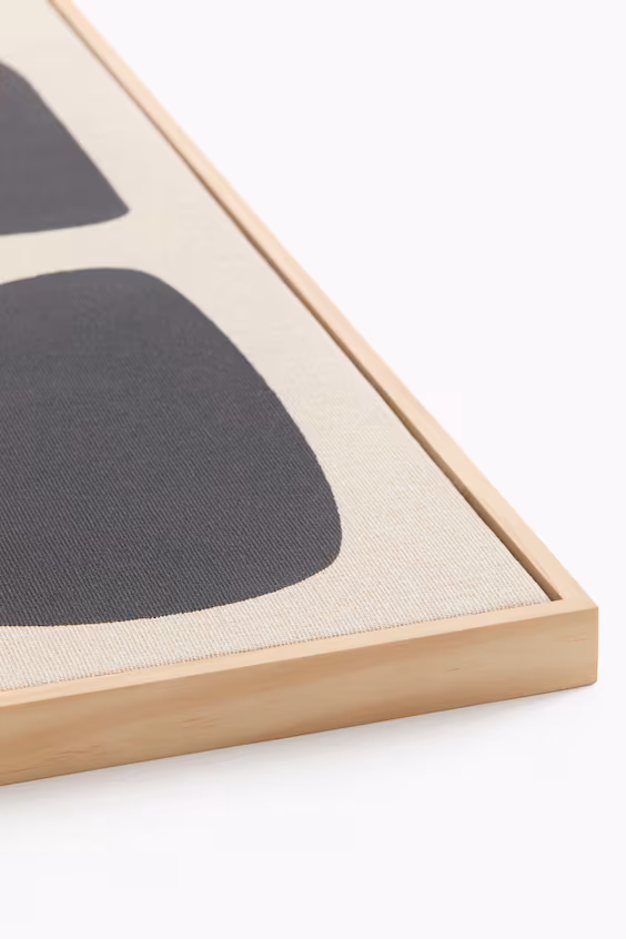 Декор на стену из смеси льна