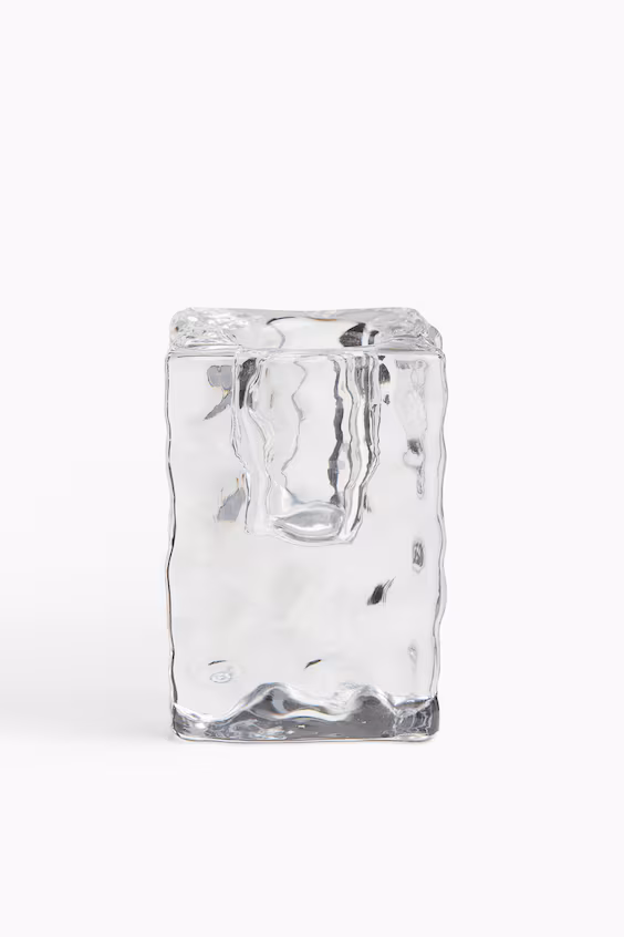 Небольшой подсвечник из стекла