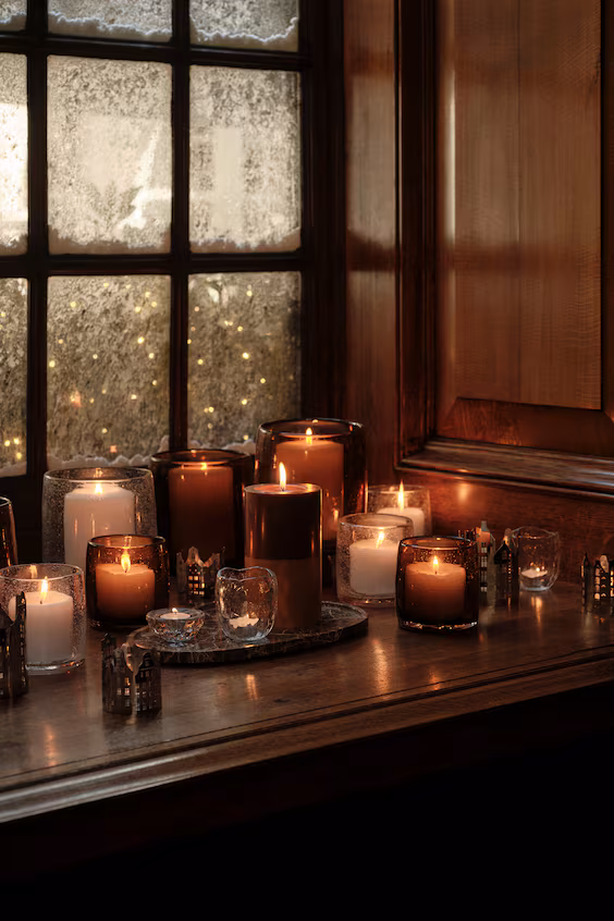 Небольшая подсвечник из стекла