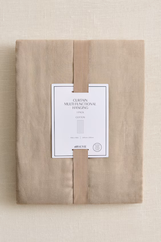 Pack de 1 длинная и высокая занавеска