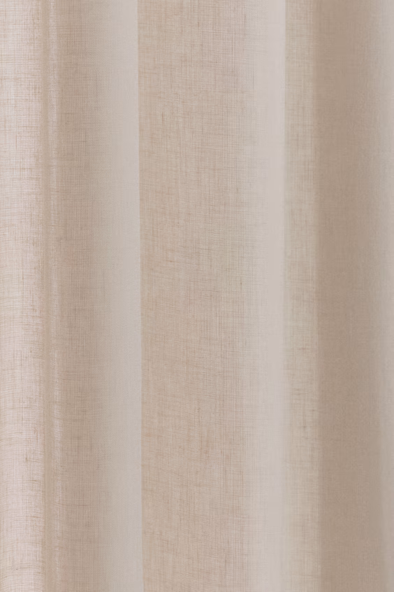 Pack de 1 длинная и высокая занавеска