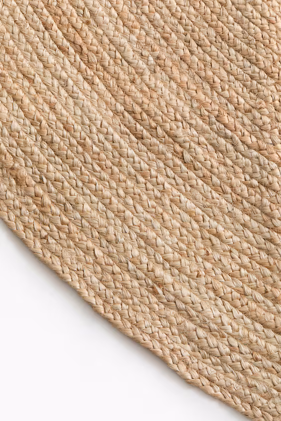 Маленький коврик из джута