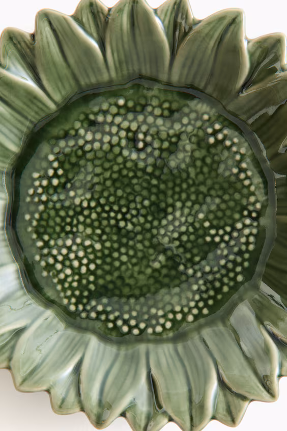 Средний тарелка в форме подсолнуха