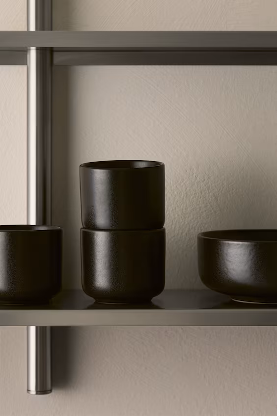 Набор из 2 стаканов с реактивным глазурью