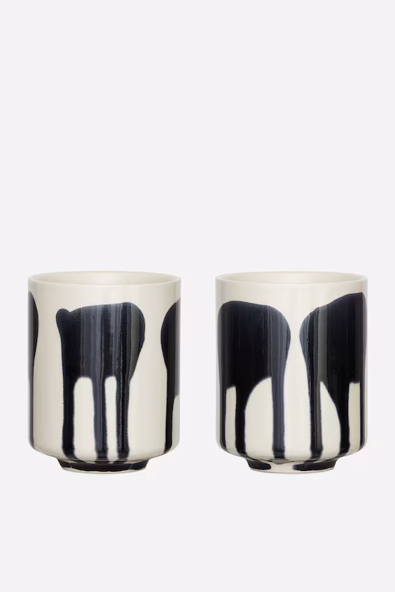 Набор из 2 кружек из греса