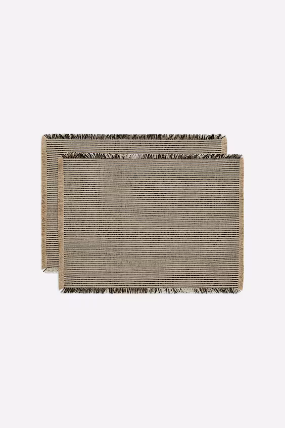 Набор из 2 чехлов для мебели из льна