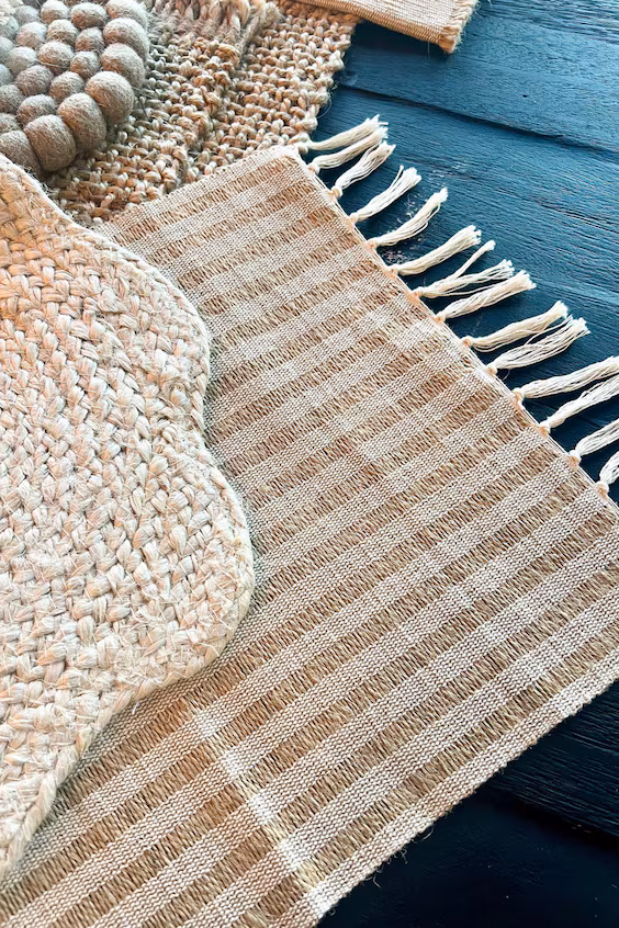 Серый индивидуальный коврик адам, 4 шт.