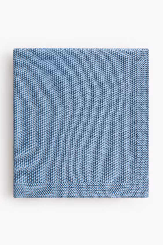 Плед для младенцев из хлопкового рисового вязания