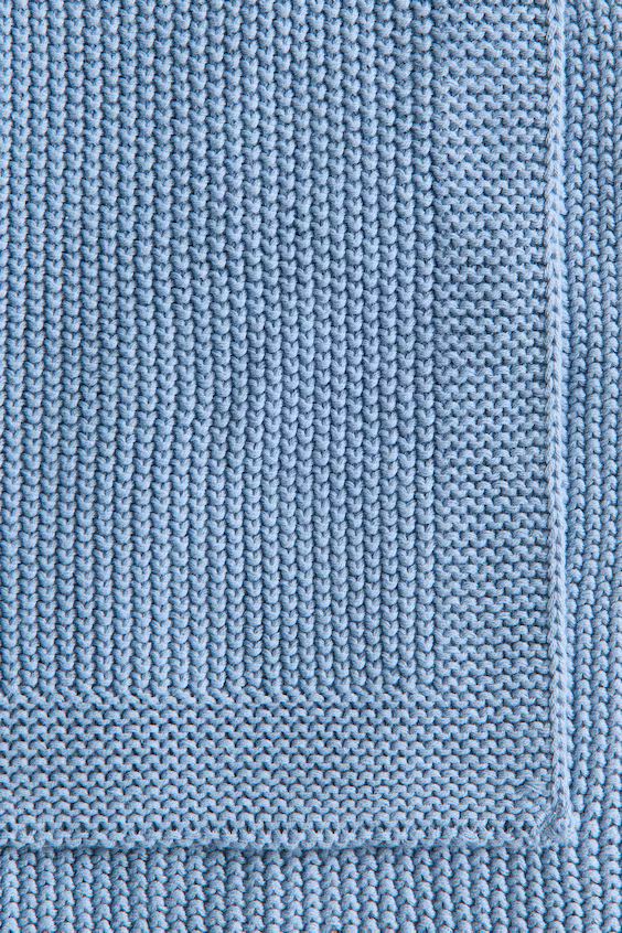 Плед для младенцев из хлопкового рисового вязания