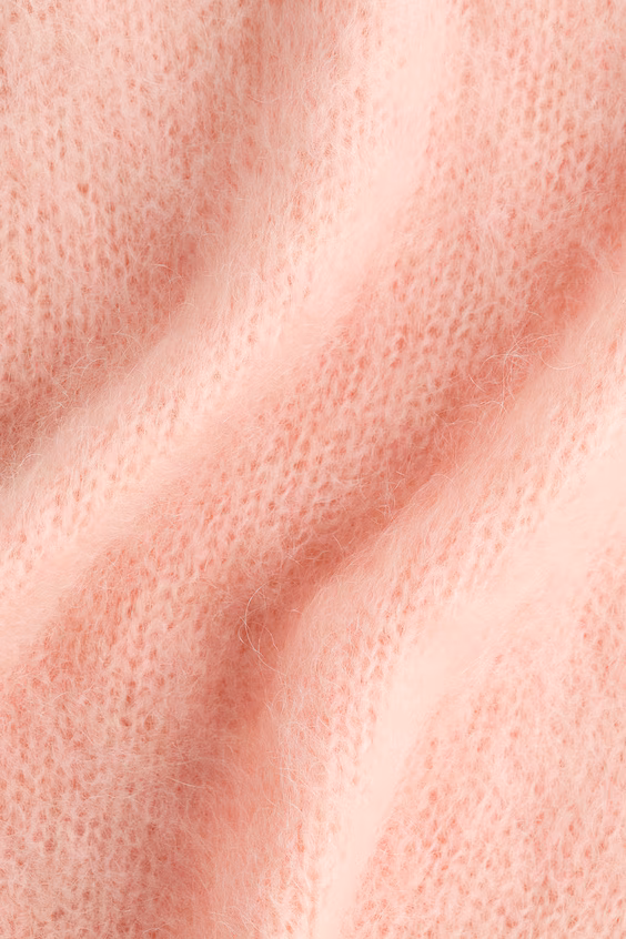 Свитер из смесовой мохеровой пряжи h&m