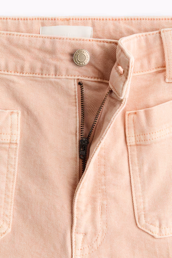 Джинсы широкие с высокой посадкой h&m